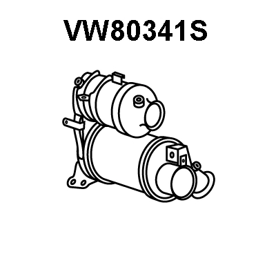 VW80341S VENEPORTE Сажевый / частичный фильтр, система выхлопа ОГ (фото 1)