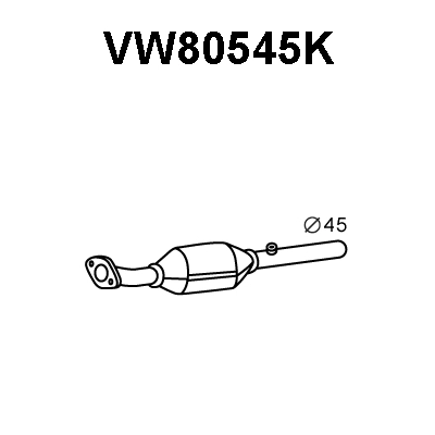 VW80545K VENEPORTE Катализатор (фото 1)