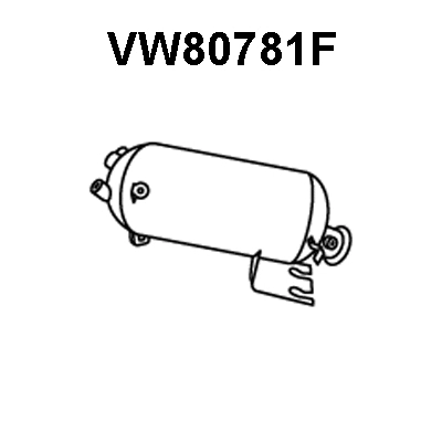 VW80781F VENEPORTE Сажевый / частичный фильтр, система выхлопа ОГ (фото 1)