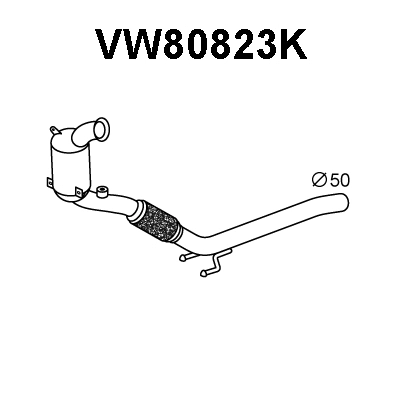 VW80823K VENEPORTE Катализатор (фото 1)