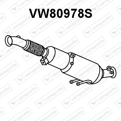 VW80978S VENEPORTE Сажевый / частичный фильтр, система выхлопа ОГ (фото 1)