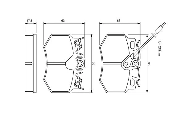 0 986 490 800 BOSCH Комплект тормозных колодок, дисковый тормоз (фото 8)