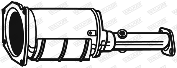 73185 WALKER Сажевый / частичный фильтр, система выхлопа ОГ (фото 1)