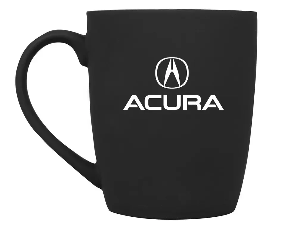 08MLWA25V2D Acura Фарфоровая кружка Acura Logo Mug, Soft-touch, 360ml, Black/White (фото 1)