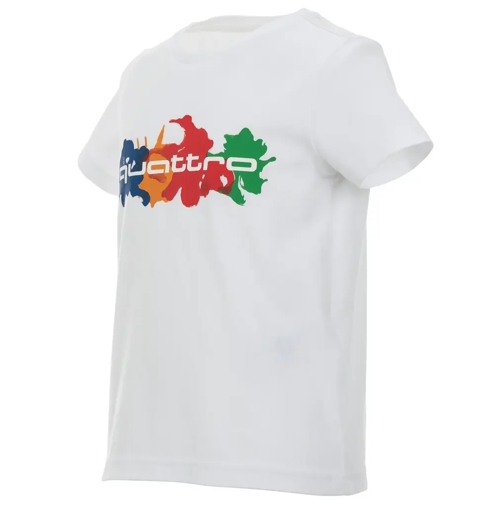 3201900104 VAG Детская футболка Audi quattro Shirt, Kids, white (фото 2)