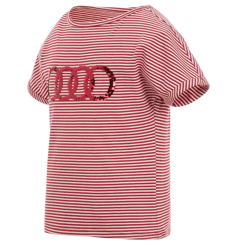 3202000104 VAG Футболка для девочек Audi Shirt Girls, Infants, red/white (фото 3)