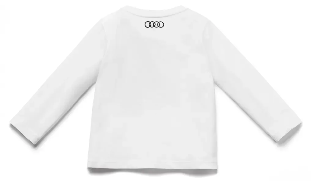 3201900701 VAG Детская футболка с длинным рукавом Audi Sport Longsleeve, Babys, white (фото 2)