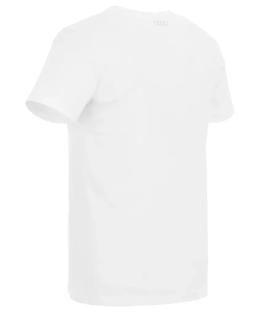 3132000402 VAG Мужская футболка Audi T-Shirt Ringe, Mens, White (фото 3)
