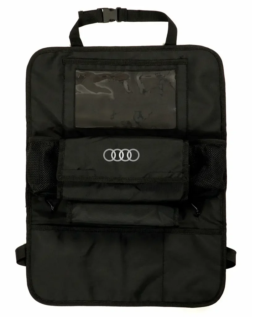 FKOSAI VAG Органайзер на спинку сидения Audi Rings Backrest Bag, Black (фото 1)