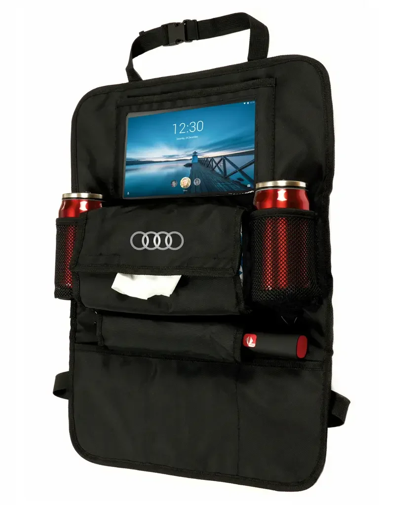 FKOSAI VAG Органайзер на спинку сидения Audi Rings Backrest Bag, Black (фото 2)