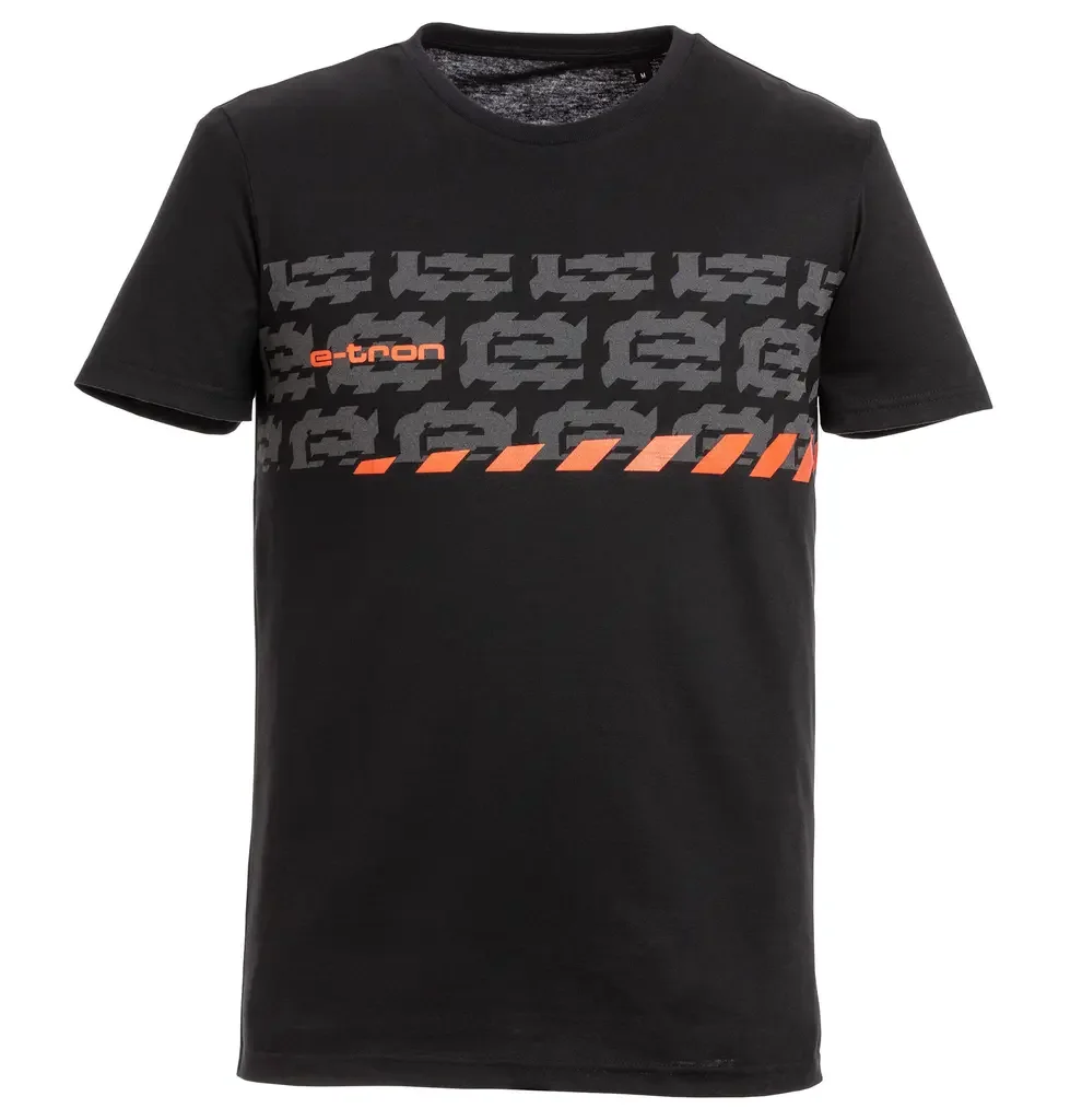 3132002702 VAG Мужская футболка Audi T-Shirt e-tron, Mens, black (фото 1)