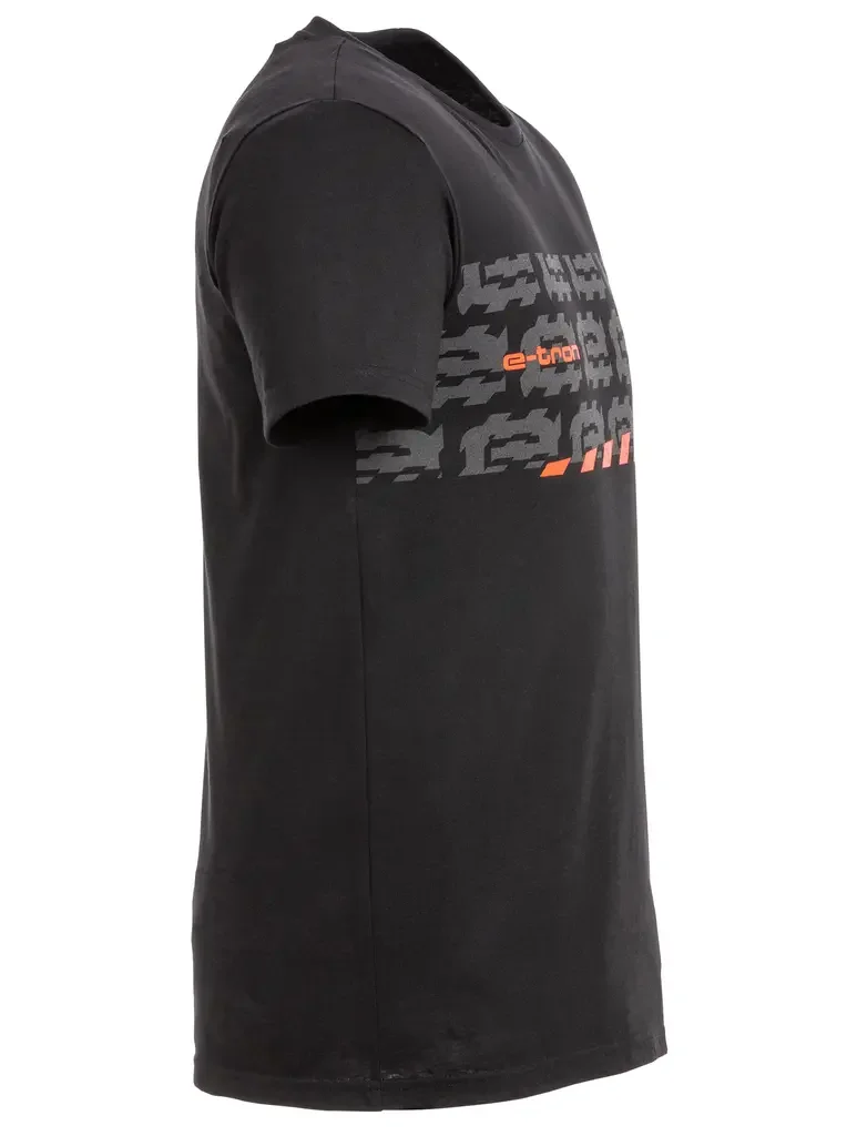 3132002702 VAG Мужская футболка Audi T-Shirt e-tron, Mens, black (фото 5)
