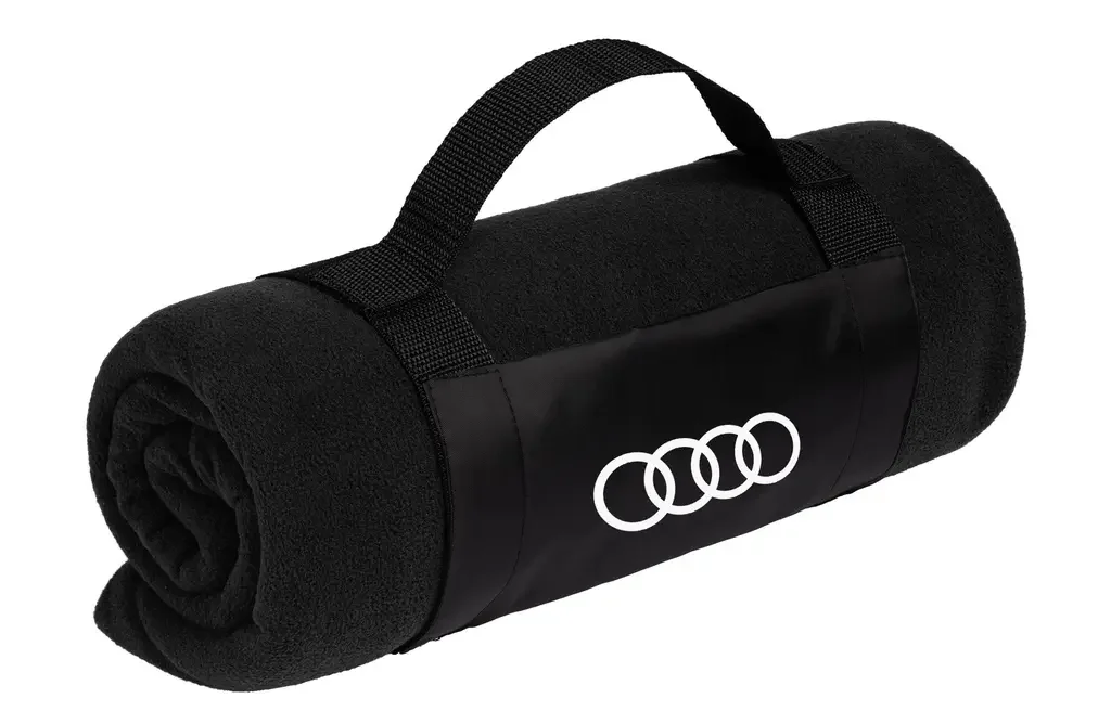32923A2550 VAG Флисовый плед Audi Sport Fleece Blanket, Black (фото 1)