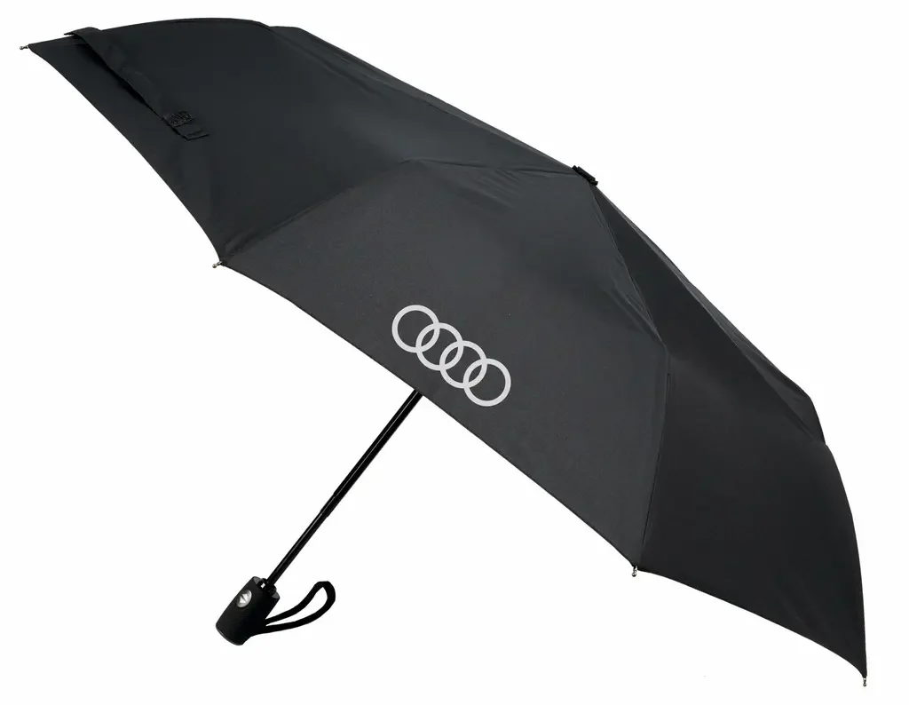 FK170238AI VAG Автоматический складной зонт Audi Pocket Umbrella, Black (фото 1)