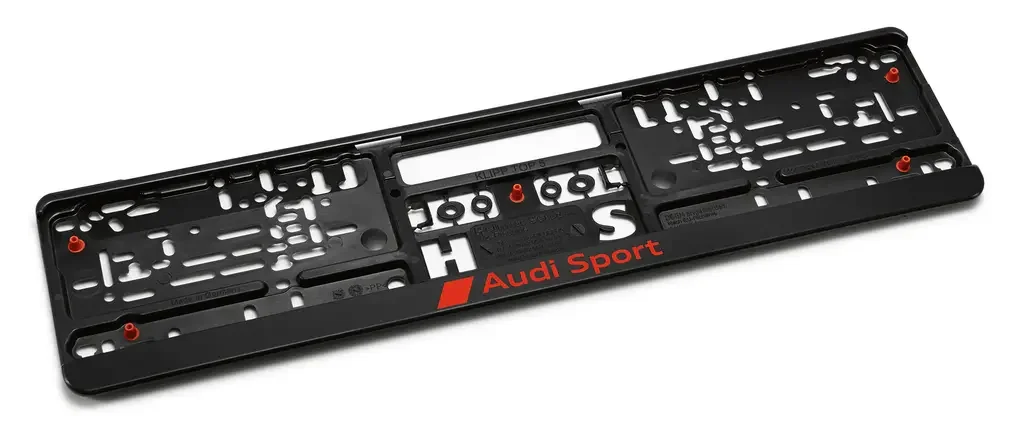 3291900100 VAG Пластиковая рамка под номер Audi Sport Number plate holder NM (фото 3)