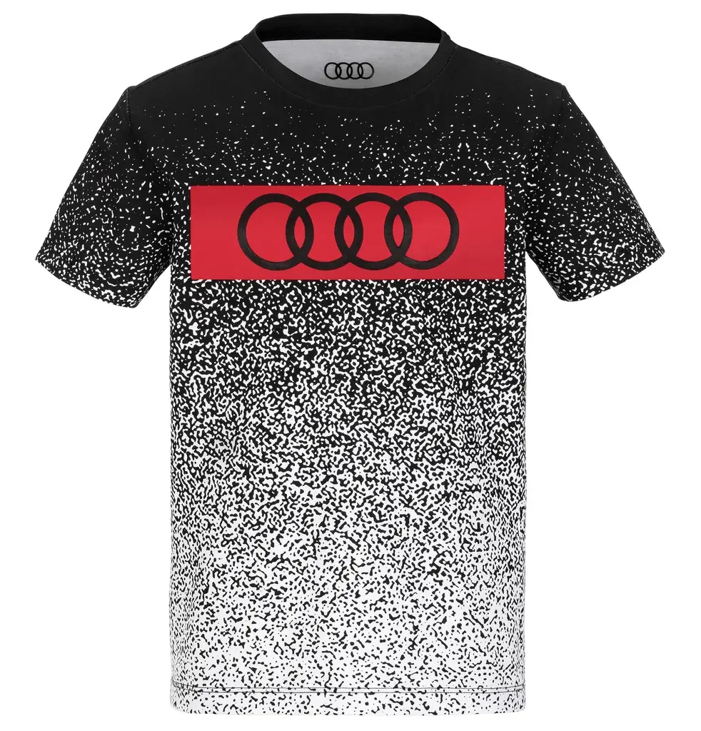 3202000204 VAG Футболка для мальчиков Audi Shirt Boys, Infants, black/red/white (фото 1)