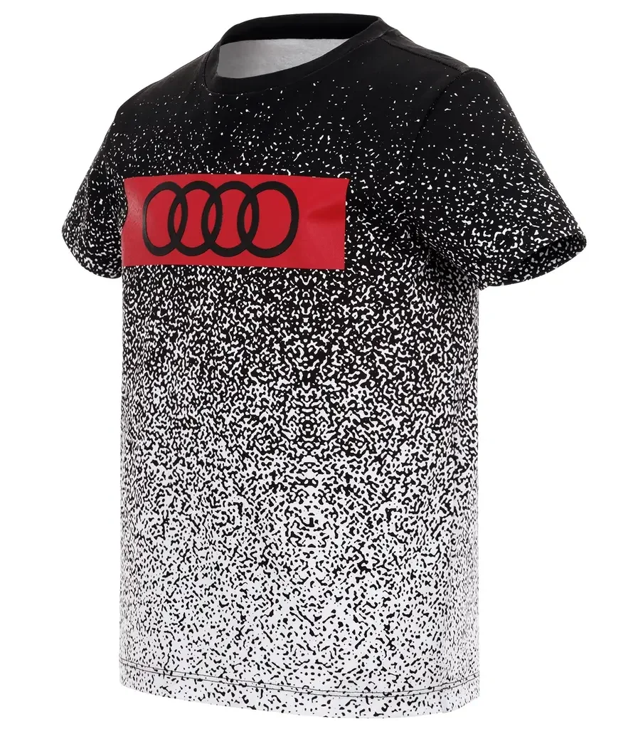 3202000204 VAG Футболка для мальчиков Audi Shirt Boys, Infants, black/red/white (фото 2)