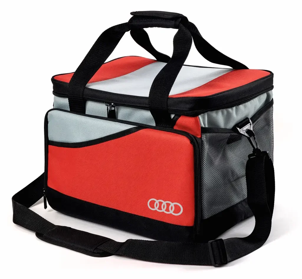 FKCBNAIR VAG Сумка-холодильник Audi Cool Bag, red/grey/black (фото 2)