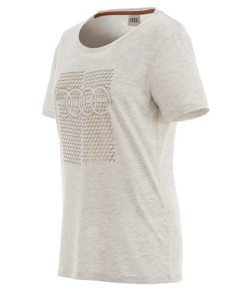 3131900501 VAG Женская футболка Audi T-Shirt, Womens, Grey (фото 3)