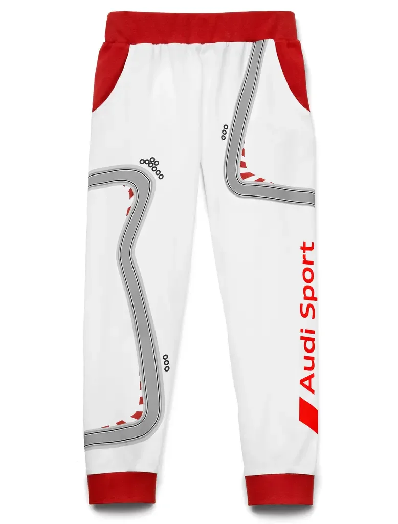 3201900503 VAG Детская пижама Audi Sport Pyjama Racing, Infants, white/red (фото 4)