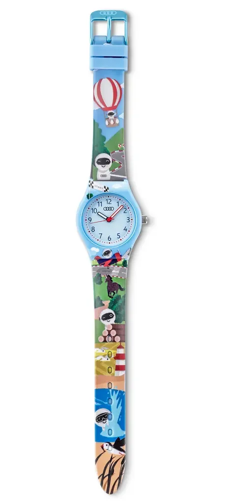 3202000900 VAG Детские наручные часы Audi Kids Watch, Light Blue (фото 2)