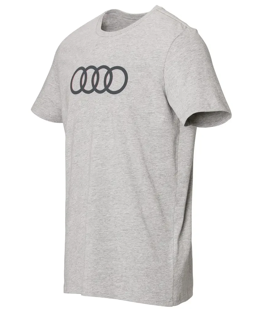 3131701812 VAG Мужская футболка Audi Rings Mens T-Shirt, Grey (фото 2)