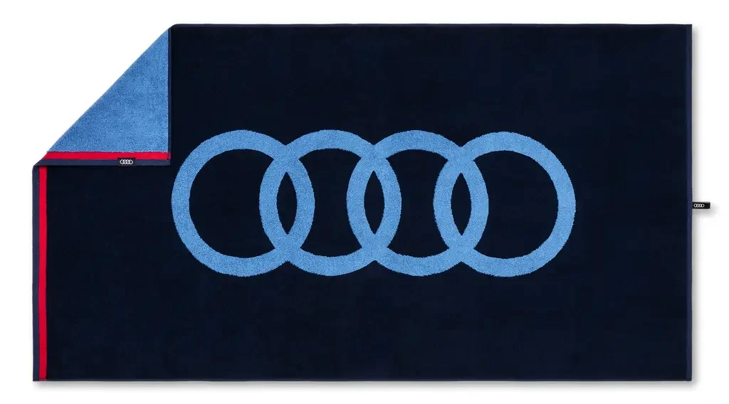 3132100400 VAG Банное полотенце Audi Bath Towel, Dark Blue (фото 1)