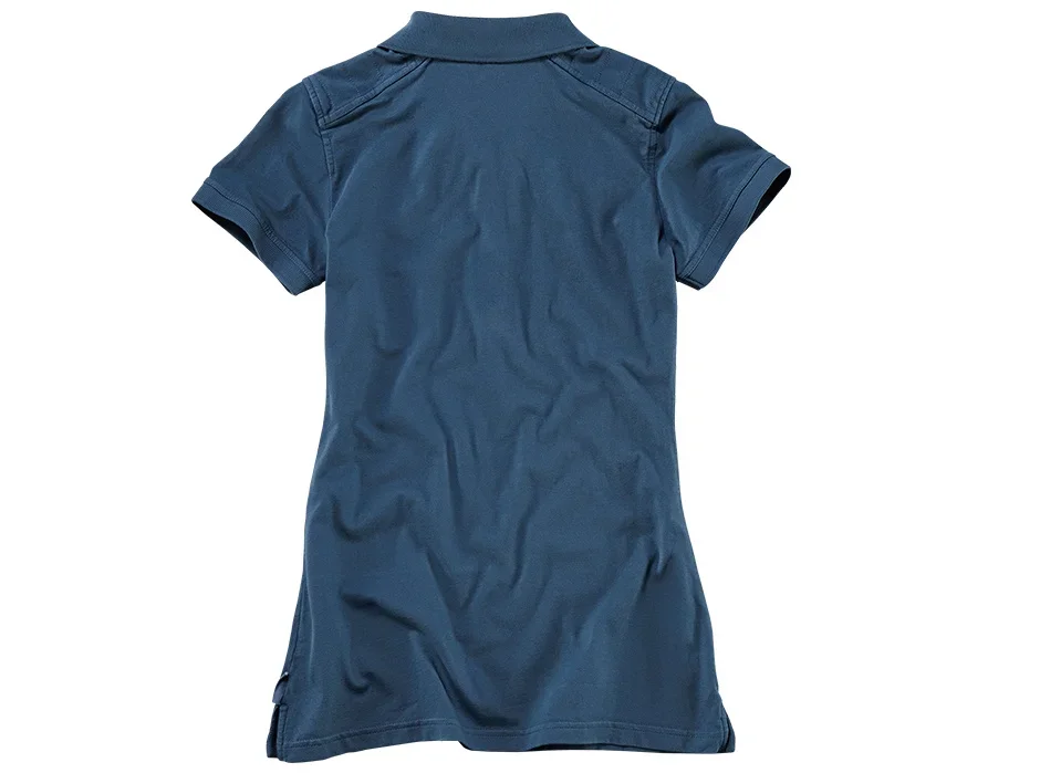76898352145 BMW Женская рубашка-поло BMW Motorrad Logo Classic Polo Shirt, Ladies, Blue (фото 2)