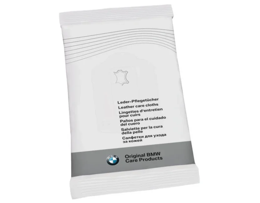 83125A16456 BMW Салфетки для ухода за кожей BMW Genuine Car Interior Leather Cleaning Care Cloths 10-Pack NM (фото 1)
