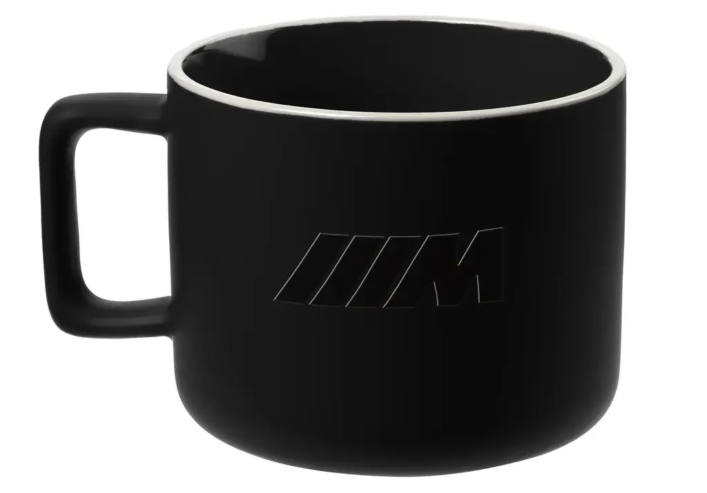 80232A25314 BMW Керамическая кружка BMW M Gloss Logo Mug, 400ml, Black (фото 1)