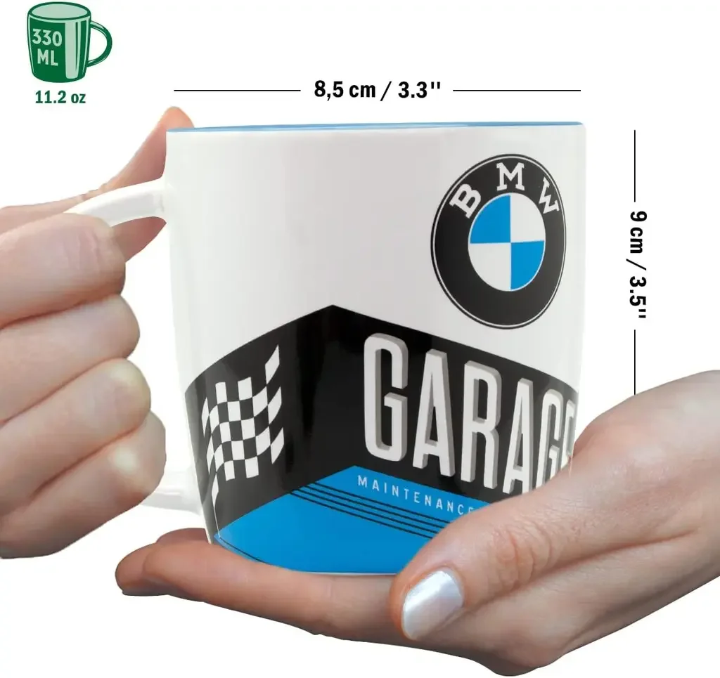 NA43035 BMW Керамическая кружка BMW Garage Mug, Nostalgic Art, 330ml (фото 2)