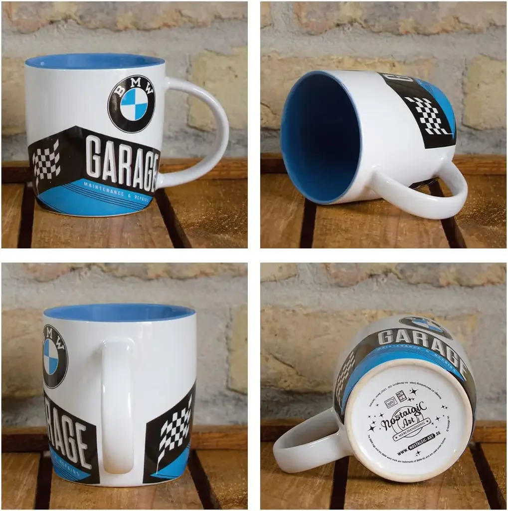 NA43035 BMW Керамическая кружка BMW Garage Mug, Nostalgic Art, 330ml (фото 3)