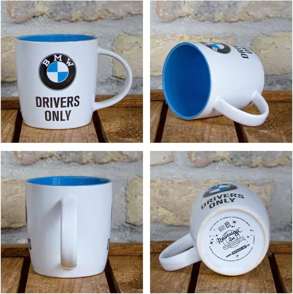 NA43051 BMW Керамическая кружка BMW Drivers Only Mug, Nostalgic Art, 330ml (фото 3)