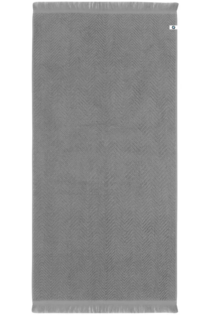 80232A25843 BMW Банное полотенце BMW Bath Towel, L-size, Grey (фото 1)