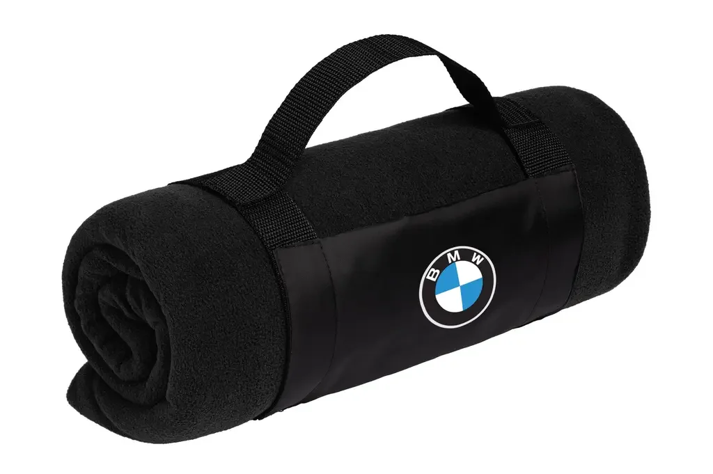 80232A25150 BMW Флисовый плед BMW Fleece Travel Blanket, Black (фото 1)