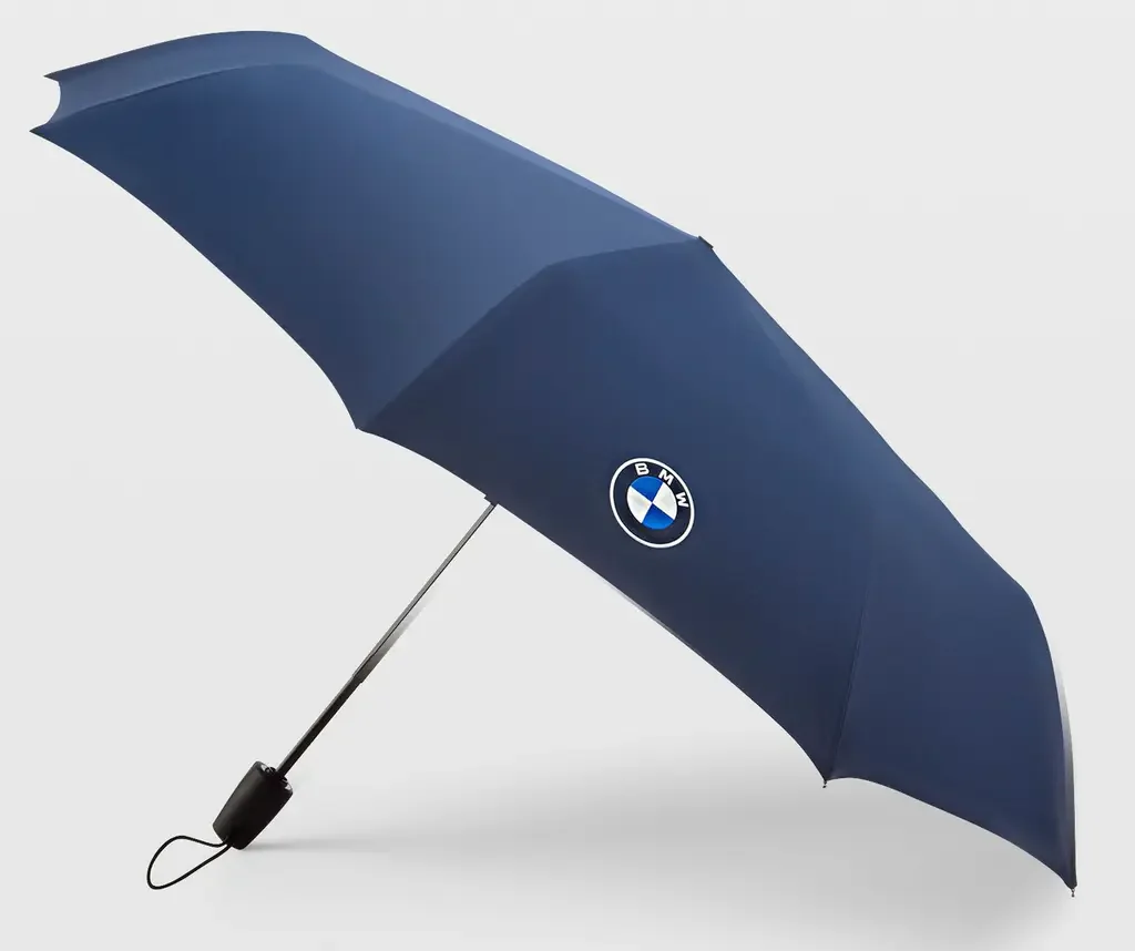 80232864006 BMW Складной зонт BMW Micro Dot Classic Compact Umbrella, Dark Blue (фото 1)