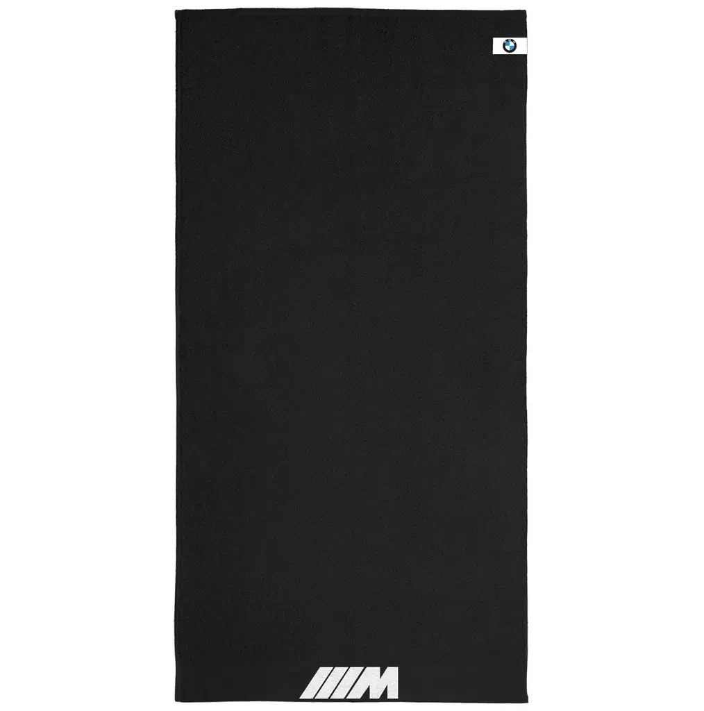 80232A25873 BMW Банное полотенце BMW M Bath Towel, L-size, Black (фото 1)