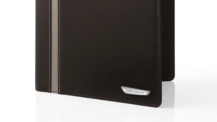 3141201400 VAG Кожаный футляр для документов Audi Ticket wallet, exclusive brown (фото 3)