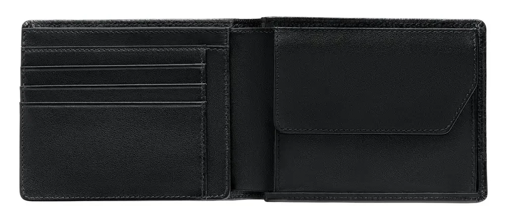 3151901200 VAG Мужской кожаный кошелек Audi Sport Wallet Leather, Mens, black/red (фото 2)