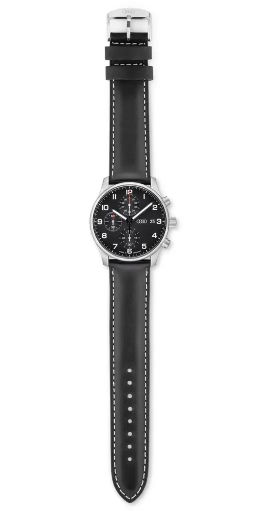 3101900200 VAG Мужские наручные часы хронограф Audi Chronograph, black/silver (фото 3)