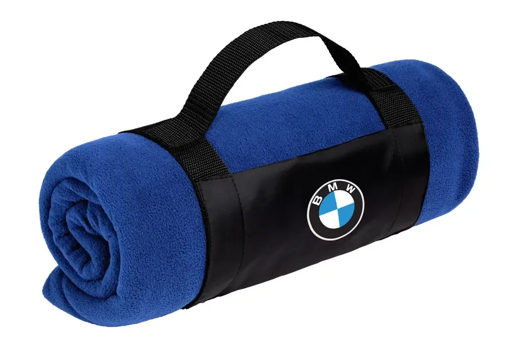 80232A25151 BMW Флисовый плед BMW Fleece Travel Blanket, Blue (фото 1)