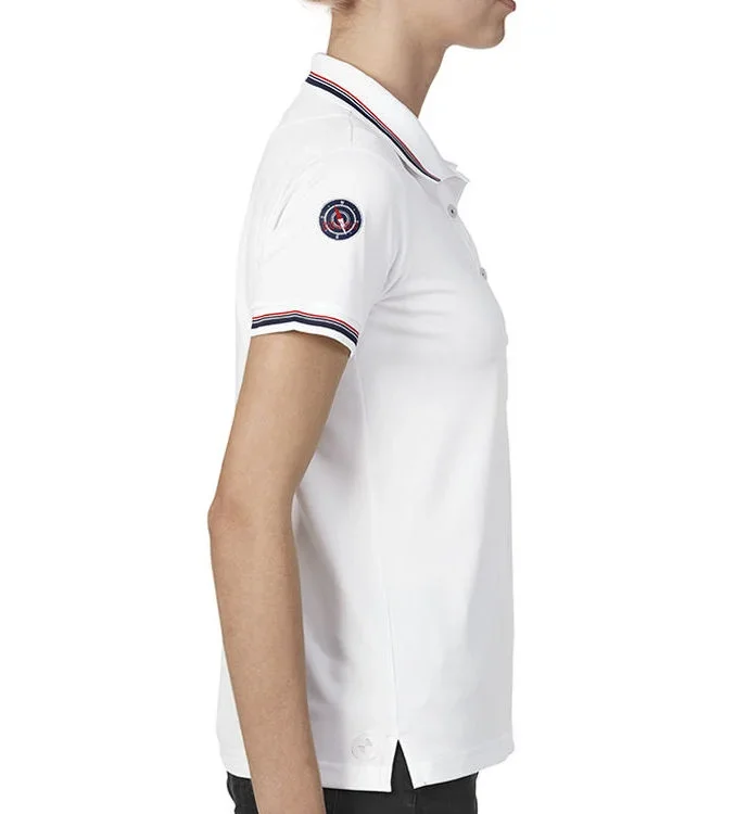 80142461046 BMW Женская рубашка-поло BMW Yachtsport Polo Shirt, Ladies, White (фото 4)