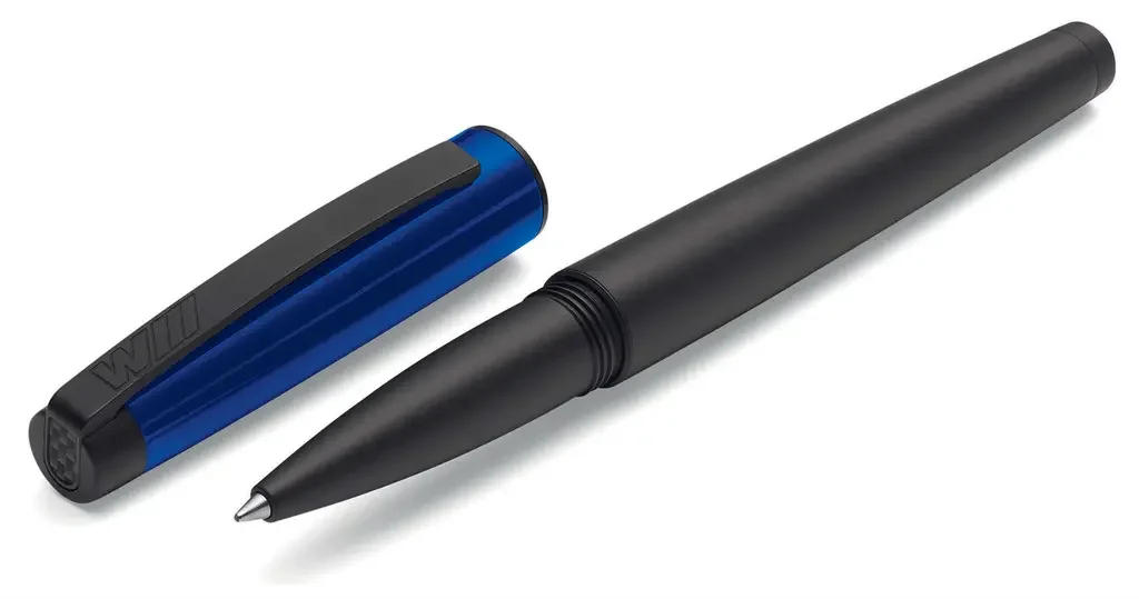 80242454756 BMW Ручка-роллер BMW M Rollerball, Black / Marina Bay Blue (фото 1)