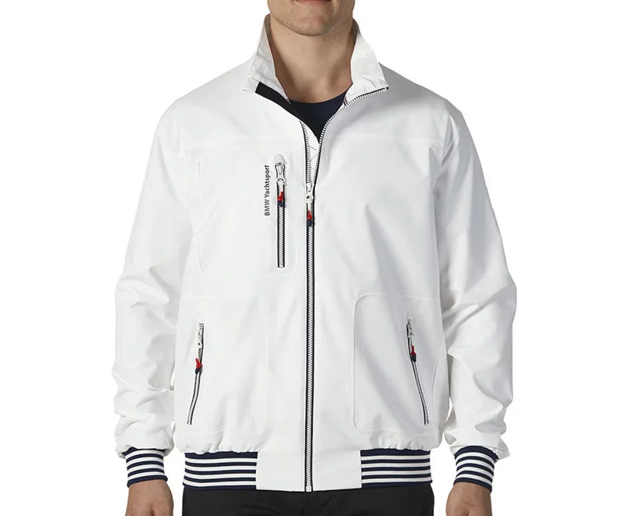 80142461041 BMW Легкая мужская куртка BMW Yachtsport Jacket, Men, White (фото 3)
