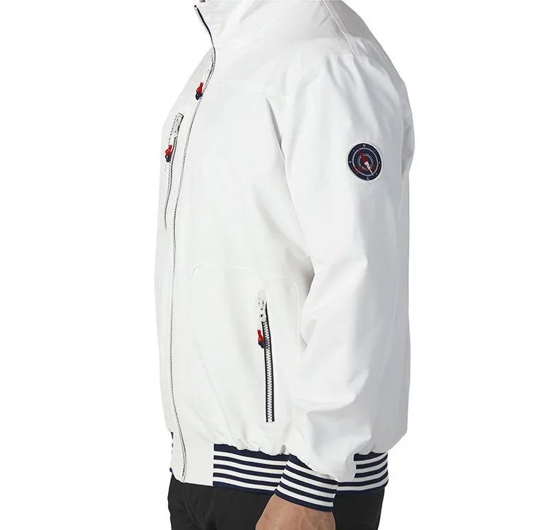 80142461041 BMW Легкая мужская куртка BMW Yachtsport Jacket, Men, White (фото 4)