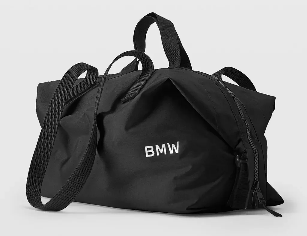 80222864103 BMW Спортивно-туристическая сумка BMW Applied Tag Short Weekender, Black (фото 2)