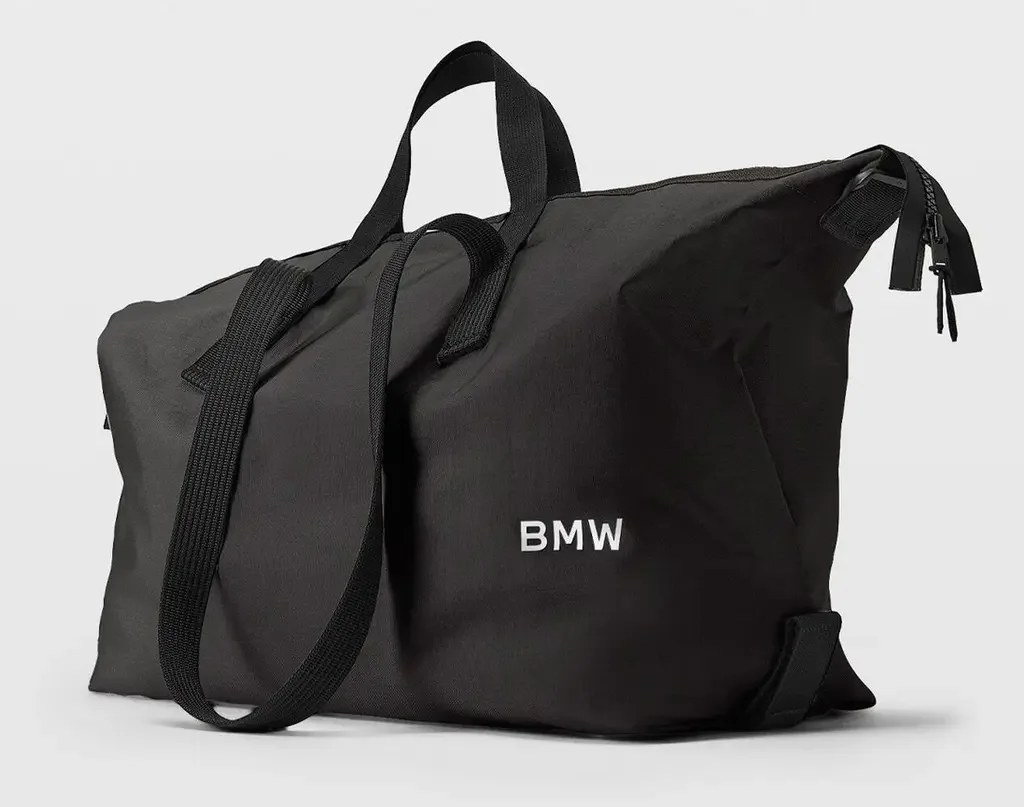 80222864103 BMW Спортивно-туристическая сумка BMW Applied Tag Short Weekender, Black (фото 3)