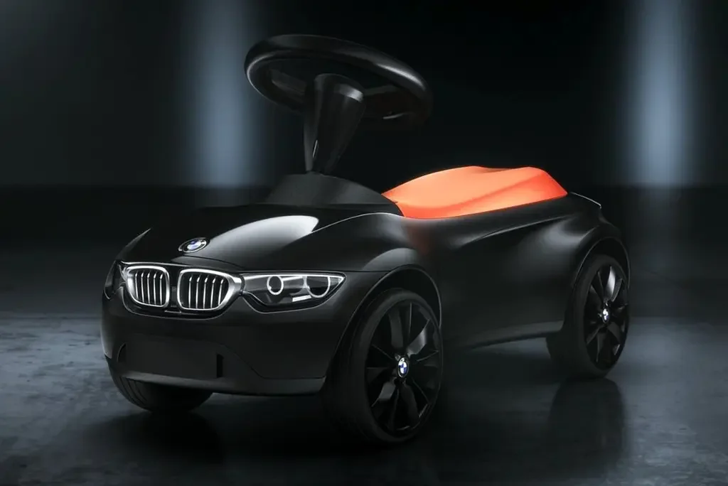 80932413782 BMW Детский автомобиль BMW Baby Racer III, Black-Orange (фото 4)