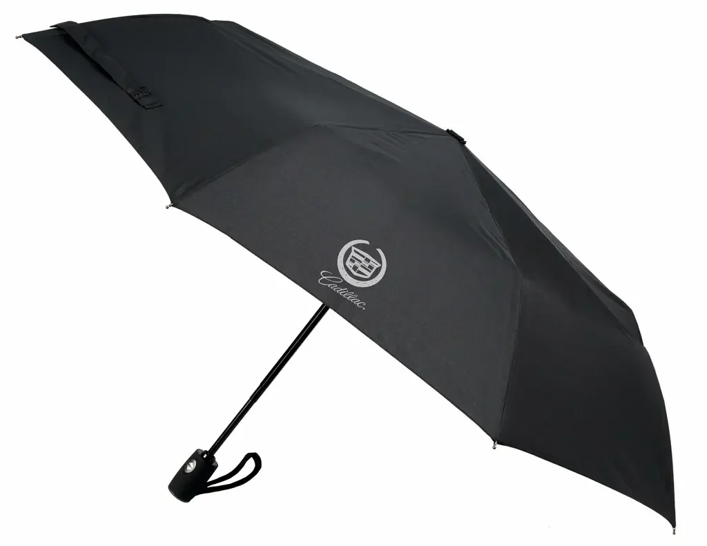 FK170238CD GM Cкладной зонт Cadillac Pocket Umbrella, Automatic, Black (фото 1)