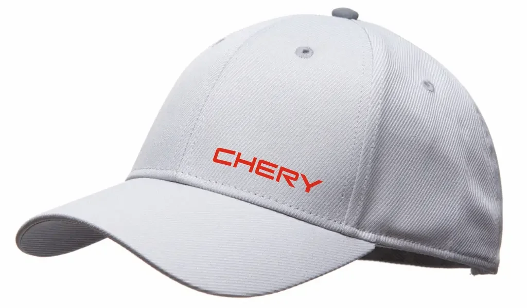 FKBCCHRG CHERY Бейсболка Chery Unisex Baseball Сap, Grey/Red (фото 1)